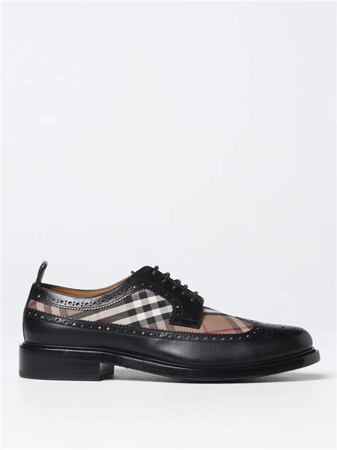 chaussures derby homme burberry|men's high top burberry shoes.